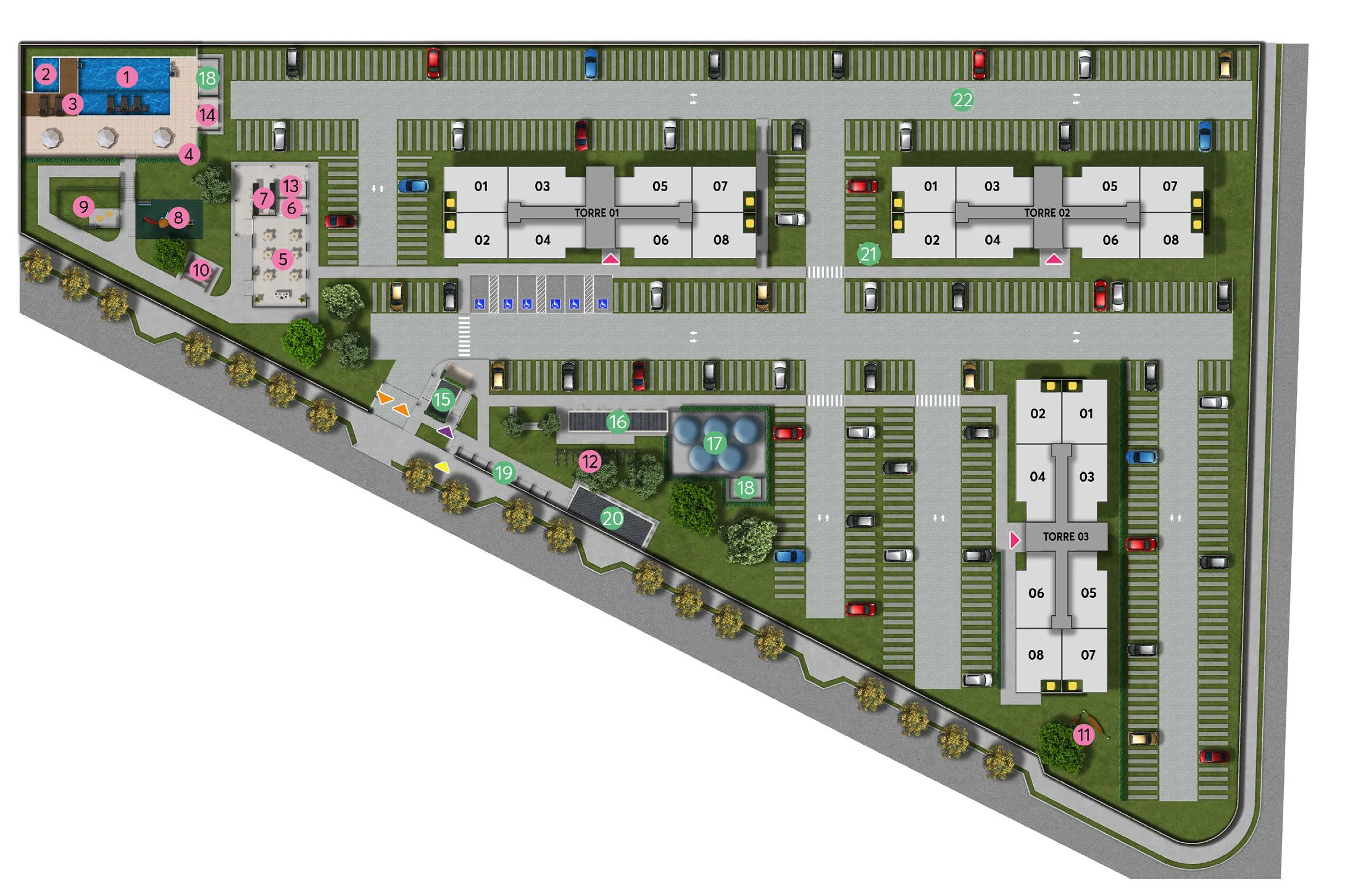 Implantação do Residencial La Coline